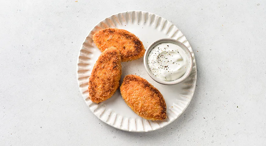 Морковные котлеты с сыром и манкой