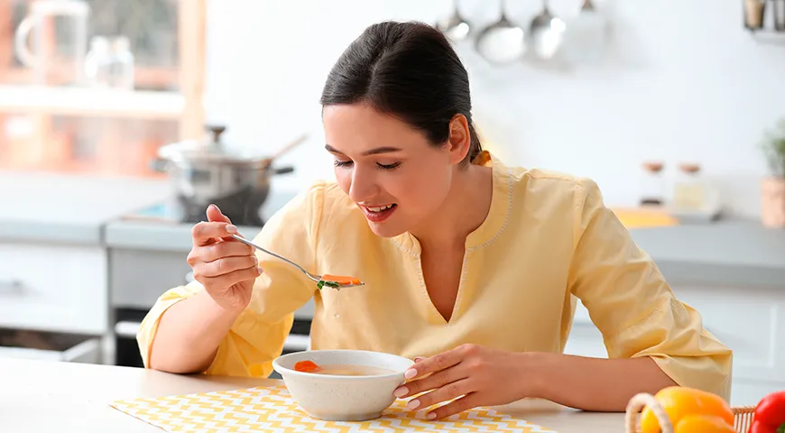 На диете боннский суп разрешено есть в любое время, когда появляется чувство голода