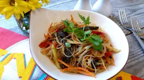 Рецепты с овощами, грибами и лапшой