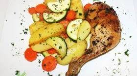 Рецепты с курятиной, морковью и бобовыми