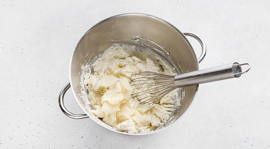 Заварной крем с творогом