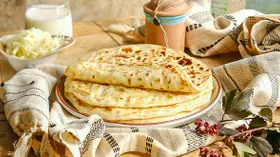 Хычины с сыром и картофелем