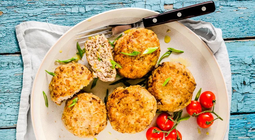 Мясные котлеты с кабачками - рецепт приготовления с фото от shkol26.ru