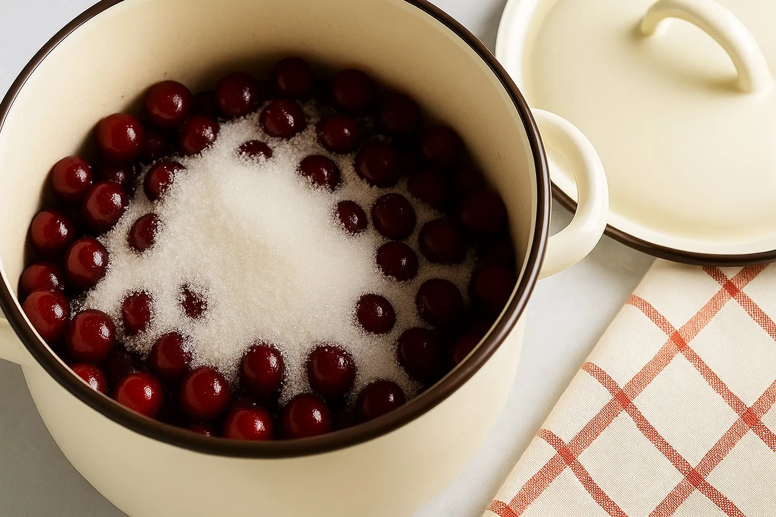 Варенье из вишни с косточками на зиму