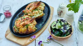 Рецепты с маслом растительным, картофелем и креветками