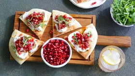 Рецепты с рукколой и гранатом