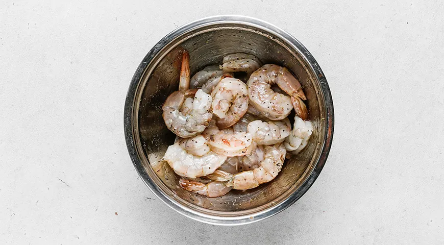 Цезарь-ролл с креветками