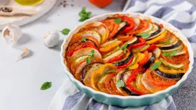 Рататуй с кабачками в духовке