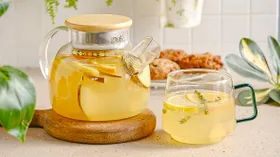 Цитрусовый чай с медом и грушей