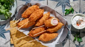 Корн-доги с сыром