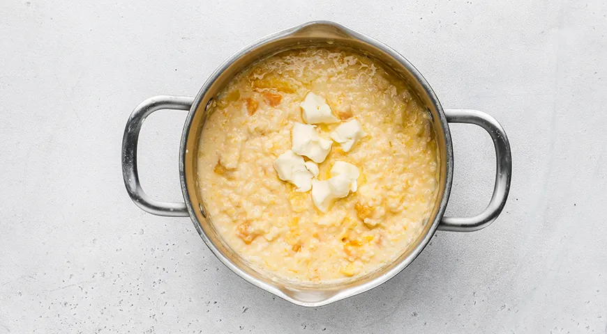 Каша Дружба с тыквой