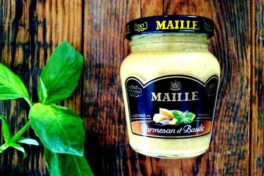 Горчица с пармезаном и базиликом