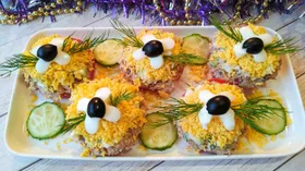Рецепты с яйцом, огурцом и тунцом
