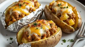 Картофель под шапочкой