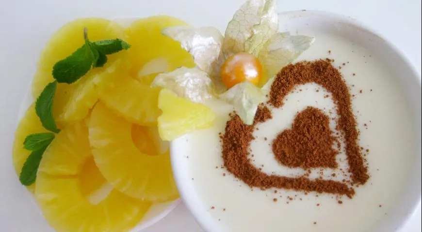 Готовим творожный десерт "Влюбленный ананас"