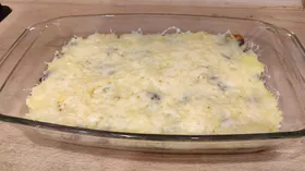 Картофельная запеканка с фаршем в духовке