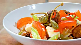 Рецепты с каперсами, уксусом и огурцом