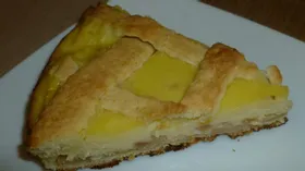Яблочный пирог с заварным пудингом