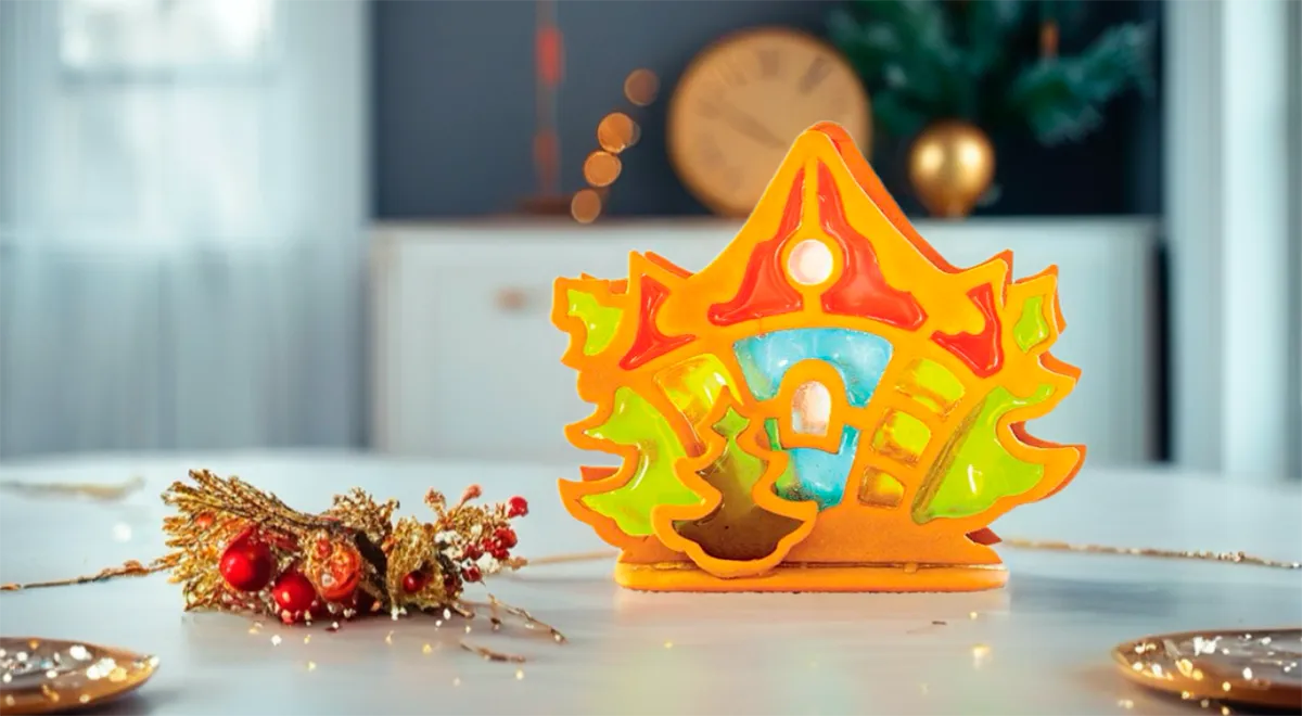 Как сделать новогодний подсвечник своими руками: из теста и карамели