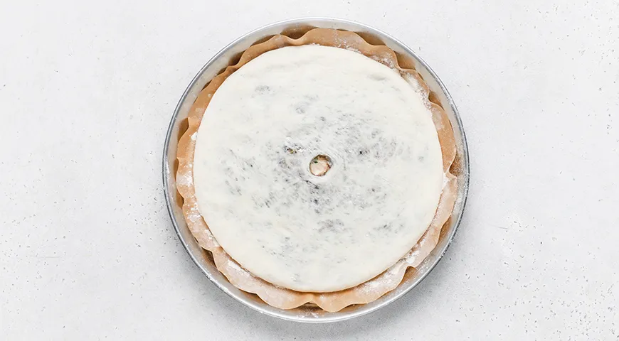 Осетинский пирог с фасолью (Кадурджин)