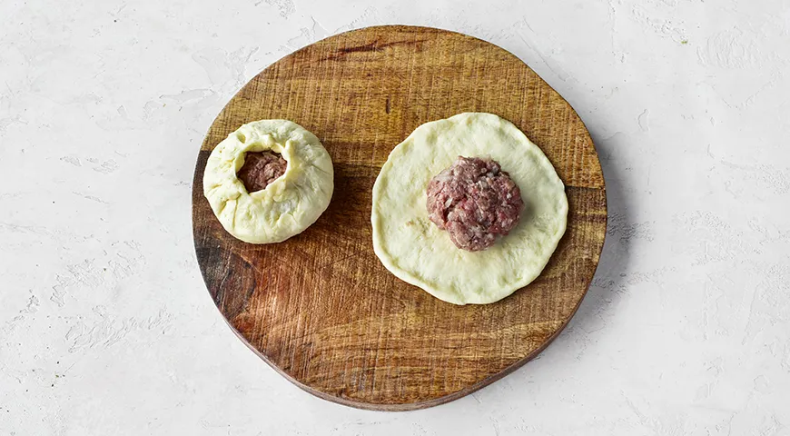 Беляши из готового теста