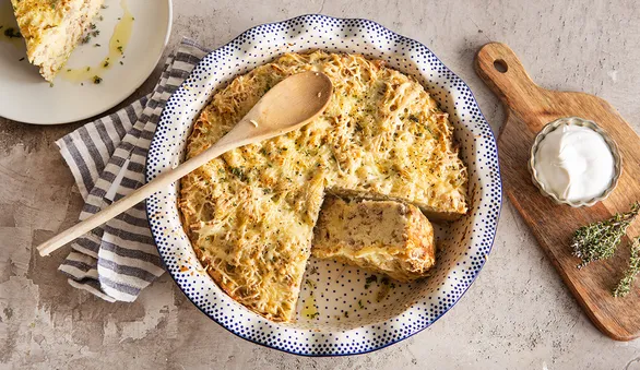 Лапшевник с фаршем