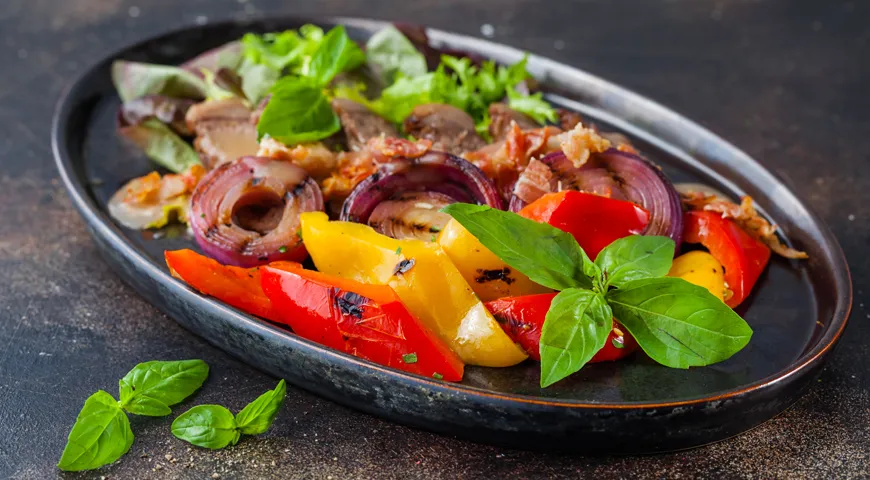 Мясной салат лесоруба