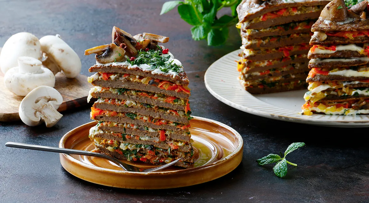 Печеночный торт из куриной печенки