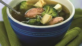 Зеленый овощной суп