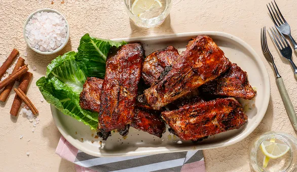 Свиные ребрышки по-канадски