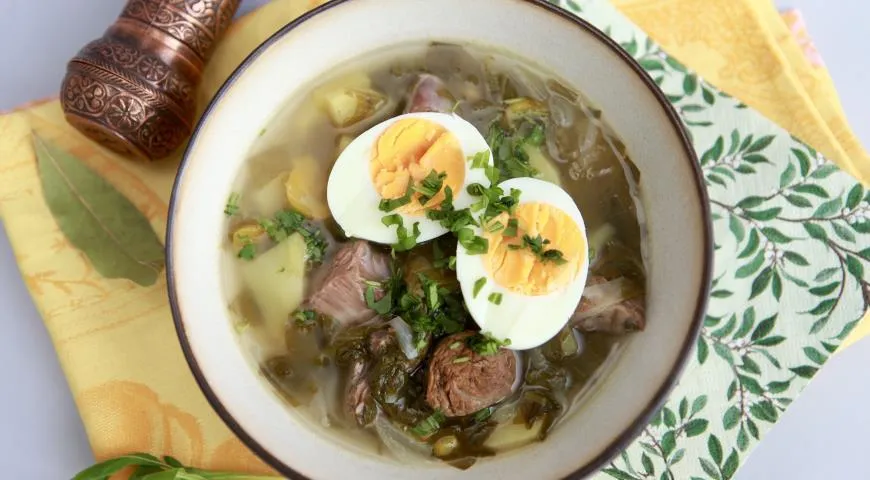 Щавелевый суп с говядиной рецепт – Европейская кухня: Супы. «Еда»