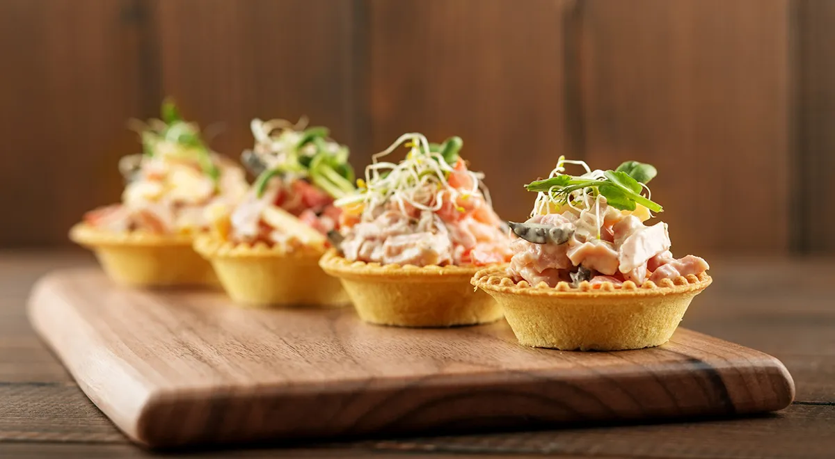 Рецепт тарталеток с копченой курицей