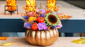 10 идей красивых поделок из тыквы своими руками