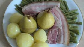 Рецепты с грушей, бобами и бобовыми