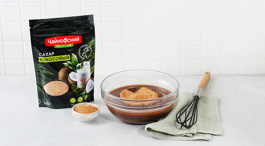 Шоколадно-кокосовые брауни