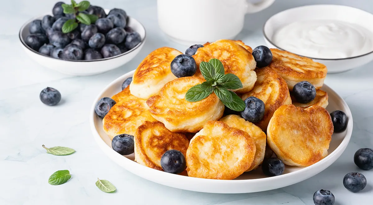 Идеальные оладьи на кефире за 30 минут: пышные, мягкие и без ошибок