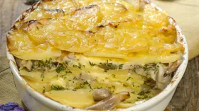 Рецепты с грибами, картофелем и вином