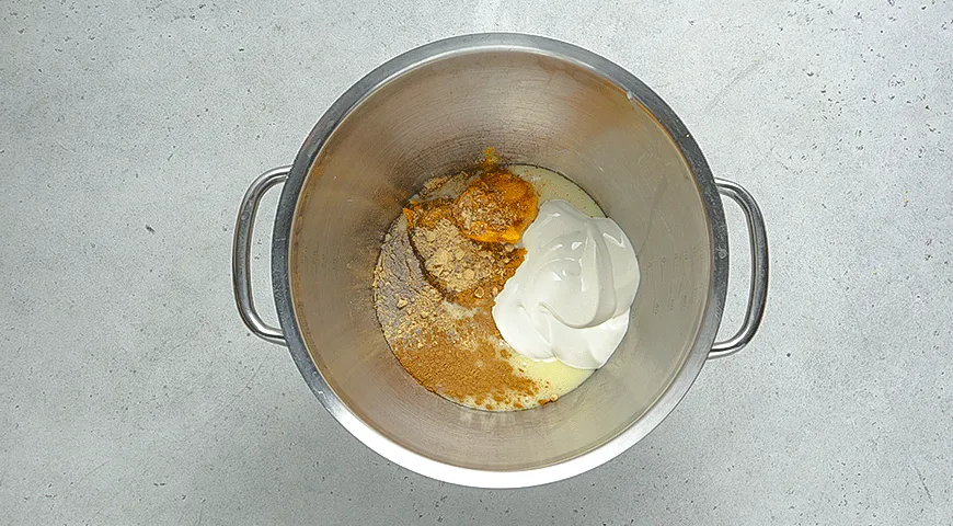 Пряное тыквенное мороженое