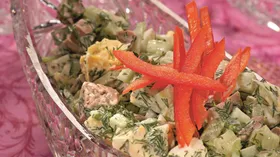 Рецепты с яйцом, мясом и огурцом