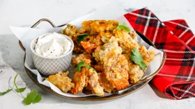 Куриные сердечки в кляре