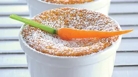 Морковные кексы в формочках