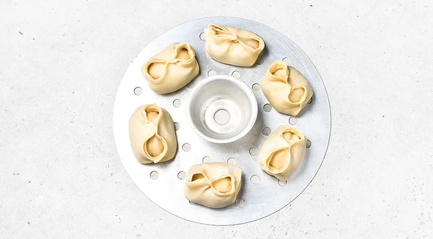 Манты с курицей