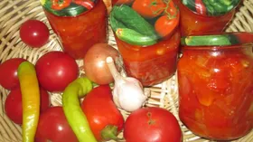 Рецепты с чесноком, томатами и сладким перцем