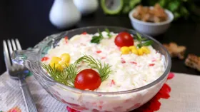 Простые рецепты с творогом и салатом
