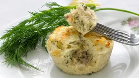 Нежное куриное суфле в духовке