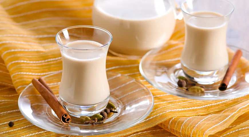 Рецепт чая латте с сахаром