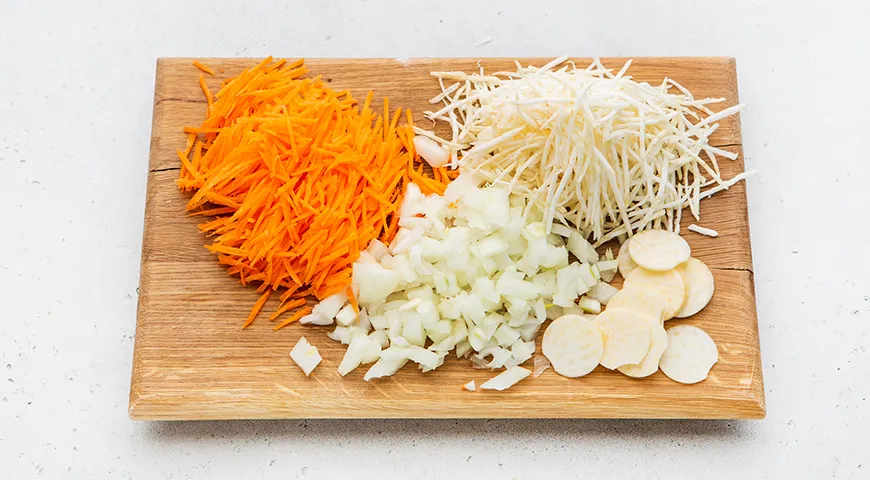 Щи монастырские с грибами