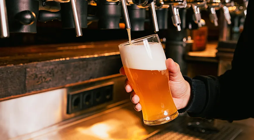 Светлое пиво поступает в продажу спустя 3–6 недель после окончания брожения