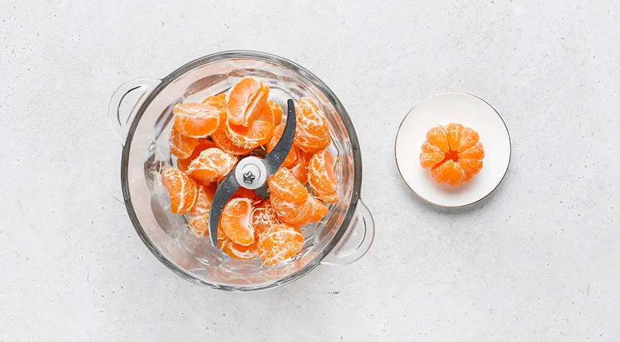 Желе с мандаринами