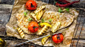 Рецепты с овощами, свининой и яблоком